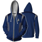 Star Trek Discovery 3D Hoodie Zipper Jacket Cosplay Costume - ACcosplay